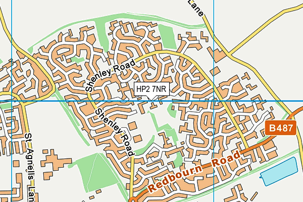 HP2 7NR map - OS VectorMap District (Ordnance Survey)