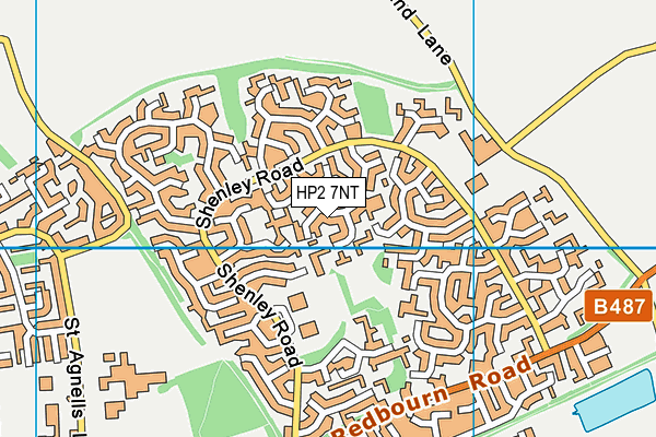 HP2 7NT map - OS VectorMap District (Ordnance Survey)