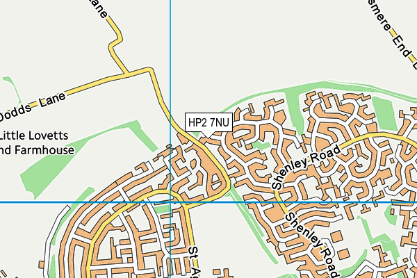 HP2 7NU map - OS VectorMap District (Ordnance Survey)