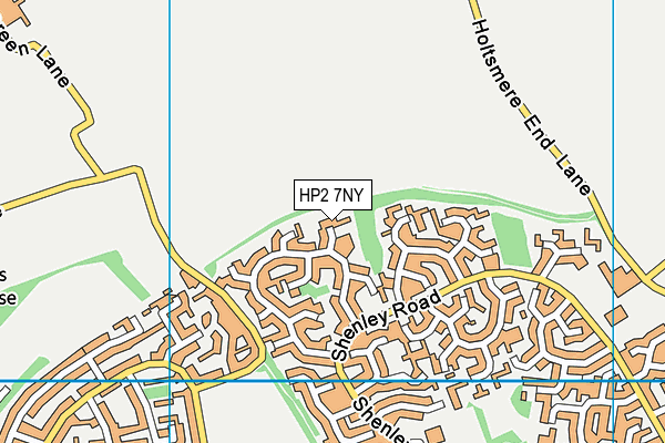 HP2 7NY map - OS VectorMap District (Ordnance Survey)