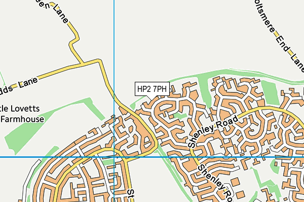 HP2 7PH map - OS VectorMap District (Ordnance Survey)