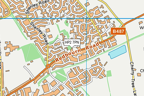 HP2 7PN map - OS VectorMap District (Ordnance Survey)