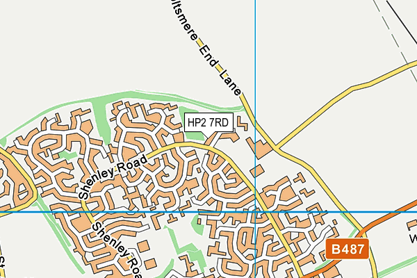 HP2 7RD map - OS VectorMap District (Ordnance Survey)
