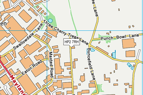 HP2 7RH map - OS VectorMap District (Ordnance Survey)