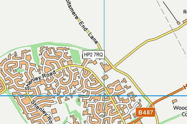 HP2 7RQ map - OS VectorMap District (Ordnance Survey)