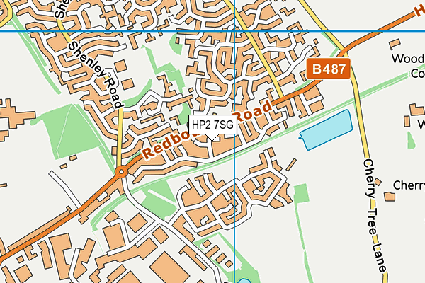 HP2 7SG map - OS VectorMap District (Ordnance Survey)