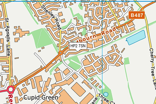 HP2 7SN map - OS VectorMap District (Ordnance Survey)