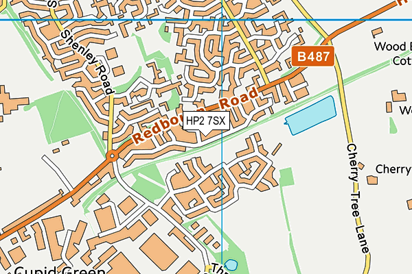 HP2 7SX map - OS VectorMap District (Ordnance Survey)
