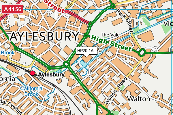 HP20 1AL map - OS VectorMap District (Ordnance Survey)