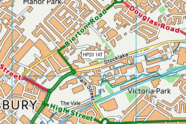 HP20 1AT map - OS VectorMap District (Ordnance Survey)