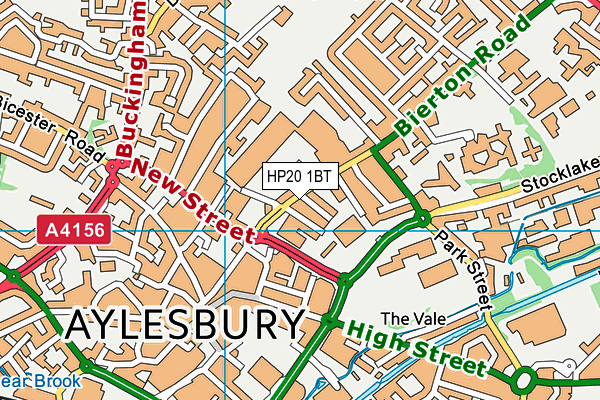 Map of AYLESBURY PIZZA HOUSE LTD at district scale