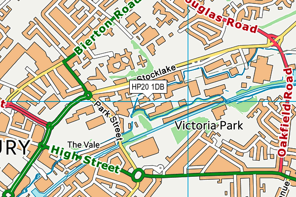 HP20 1DB map - OS VectorMap District (Ordnance Survey)
