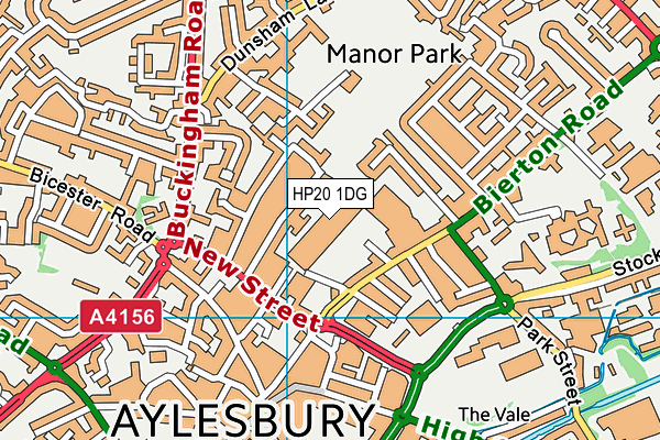 Puregym (Aylesbury) map (HP20 1DG) - OS VectorMap District (Ordnance Survey)