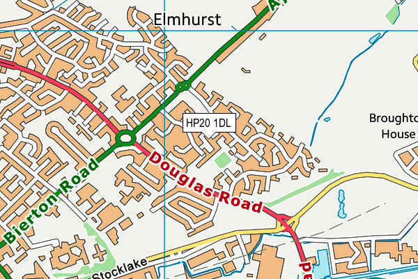 HP20 1DL map - OS VectorMap District (Ordnance Survey)