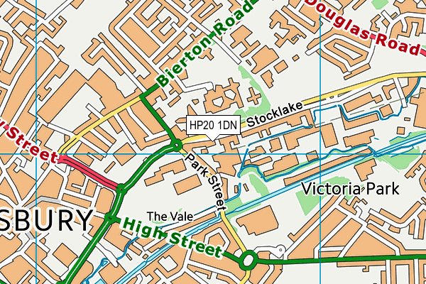 HP20 1DN map - OS VectorMap District (Ordnance Survey)