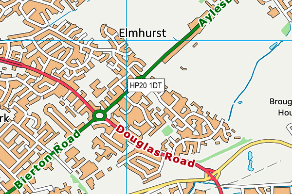 HP20 1DT map - OS VectorMap District (Ordnance Survey)