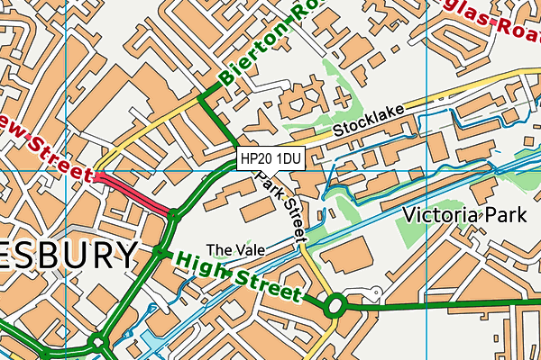 HP20 1DU map - OS VectorMap District (Ordnance Survey)