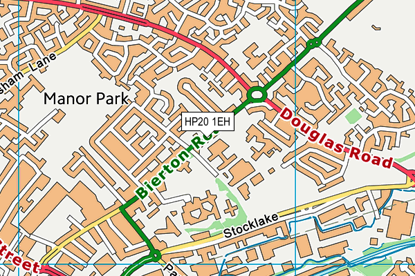 Hmp Aylesbury map (HP20 1EH) - OS VectorMap District (Ordnance Survey)