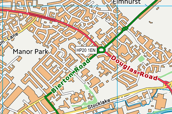 HP20 1EN map - OS VectorMap District (Ordnance Survey)