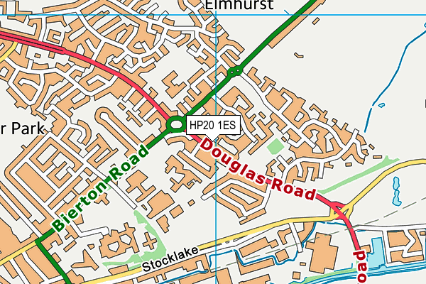 HP20 1ES map - OS VectorMap District (Ordnance Survey)