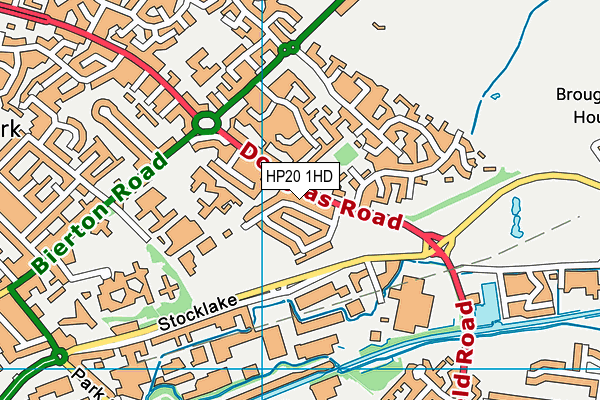 HP20 1HD map - OS VectorMap District (Ordnance Survey)