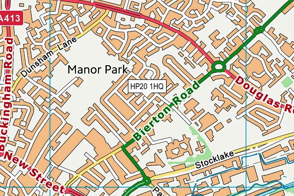 HP20 1HQ map - OS VectorMap District (Ordnance Survey)