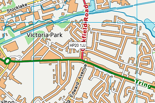 HP20 1JJ map - OS VectorMap District (Ordnance Survey)