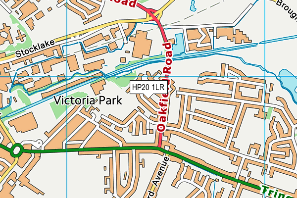 HP20 1LR map - OS VectorMap District (Ordnance Survey)