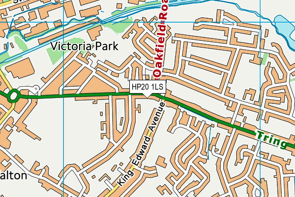 HP20 1LS map - OS VectorMap District (Ordnance Survey)