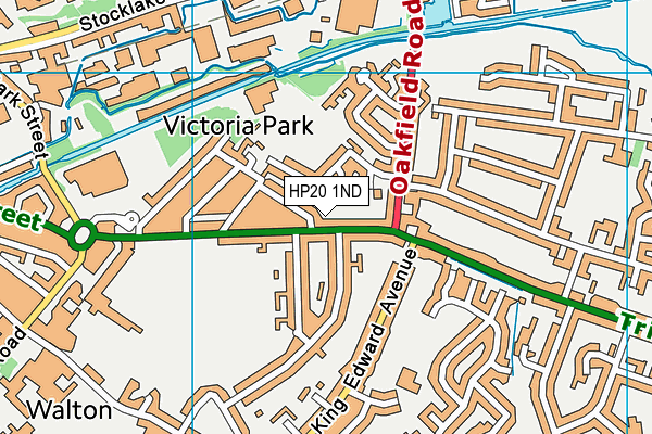 HP20 1ND map - OS VectorMap District (Ordnance Survey)