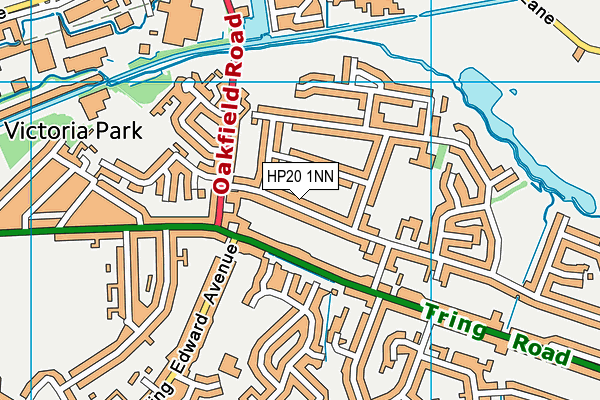 HP20 1NN map - OS VectorMap District (Ordnance Survey)