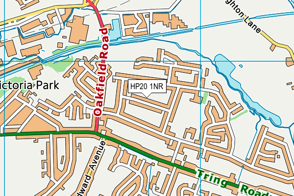 HP20 1NR map - OS VectorMap District (Ordnance Survey)