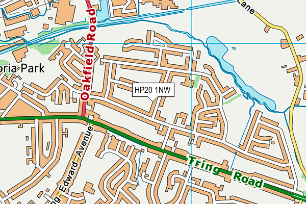 HP20 1NW map - OS VectorMap District (Ordnance Survey)