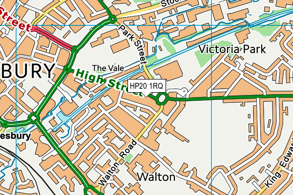 HP20 1RQ map - OS VectorMap District (Ordnance Survey)