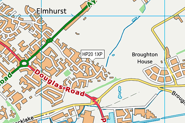 HP20 1XP map - OS VectorMap District (Ordnance Survey)