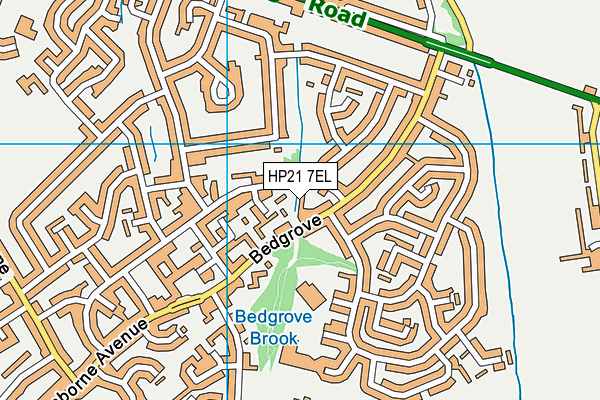 HP21 7EL map - OS VectorMap District (Ordnance Survey)