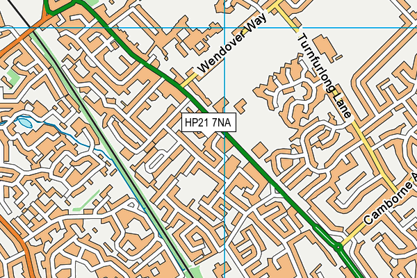 HP21 7NA map - OS VectorMap District (Ordnance Survey)