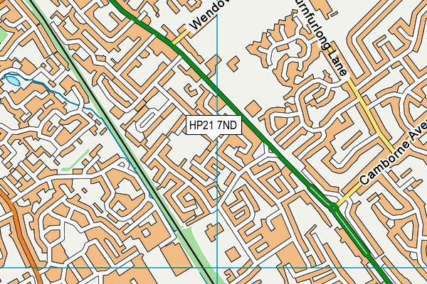 HP21 7ND map - OS VectorMap District (Ordnance Survey)