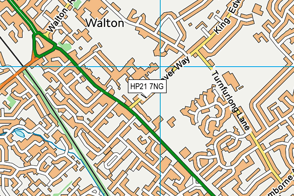 HP21 7NG map - OS VectorMap District (Ordnance Survey)