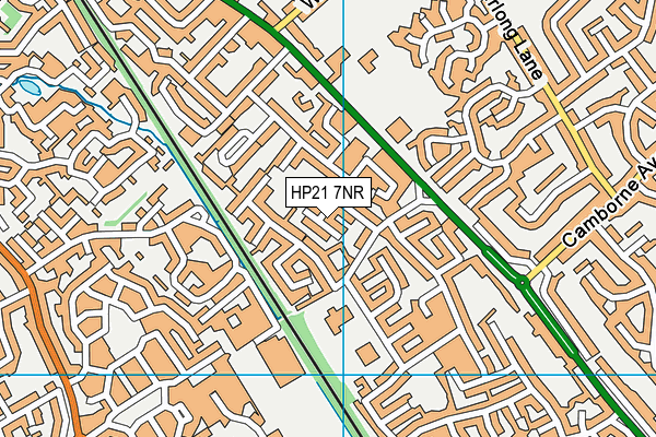 HP21 7NR map - OS VectorMap District (Ordnance Survey)