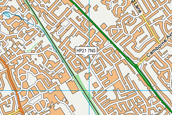HP21 7NS map - OS VectorMap District (Ordnance Survey)