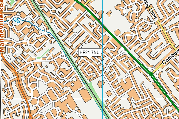 HP21 7NU map - OS VectorMap District (Ordnance Survey)