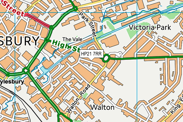 HP21 7RR map - OS VectorMap District (Ordnance Survey)