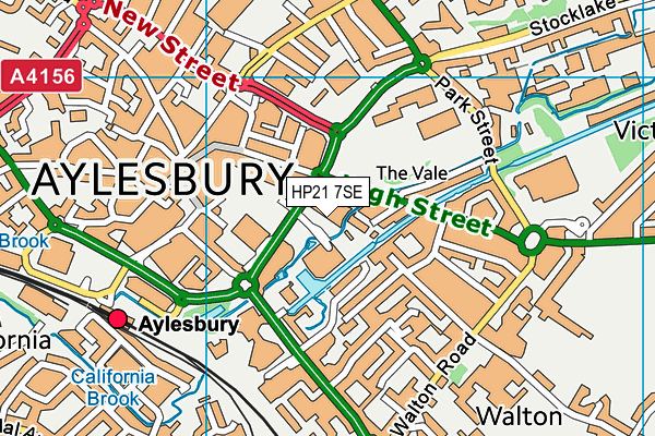 HP21 7SE map - OS VectorMap District (Ordnance Survey)