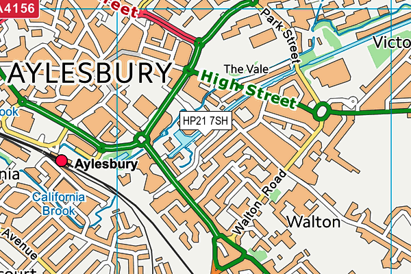 HP21 7SH map - OS VectorMap District (Ordnance Survey)