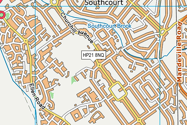HP21 8NQ map - OS VectorMap District (Ordnance Survey)