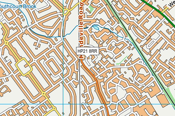 HP21 8RR map - OS VectorMap District (Ordnance Survey)
