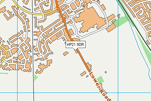 HP21 9DR map - OS VectorMap District (Ordnance Survey)