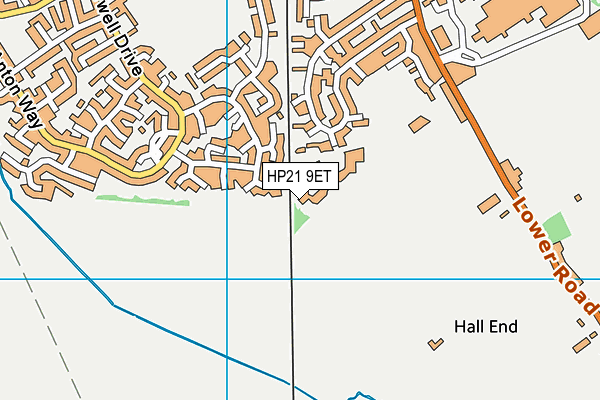 Booker Park Community School map (HP21 9ET) - OS VectorMap District (Ordnance Survey)