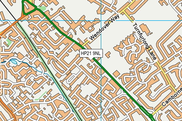 HP21 9NL map - OS VectorMap District (Ordnance Survey)